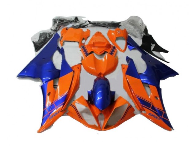 Carenado Moto Yamaha R6 2008-2016 - Naranja Azul Carenado Moto Yamaha R6 2008-2016 - Naranja Azul