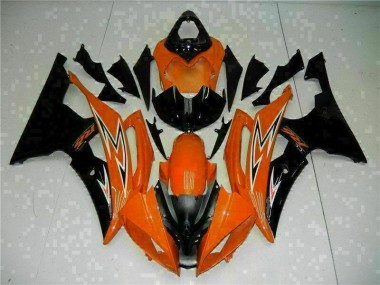 Carenado Moto Yamaha R6 2008-2016 - Naranja Negro