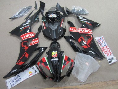 Carenado Moto Yamaha R6 2008-2016 - Negro Blanco Motul