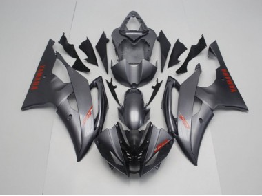 Carenado Moto Yamaha R6 2008-2016 - Negro Mate Gris