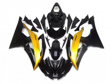 Carenado Moto Yamaha R6 2008-2016 - Oro Negro