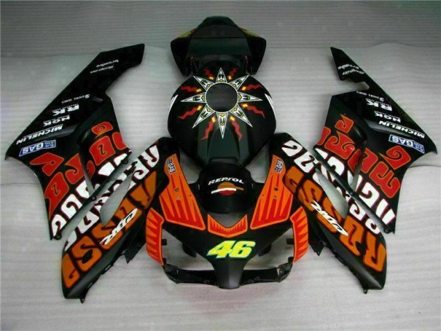 Carenado & Plástico Moto Honda CBR 1000 RR 2004-2005 - Negro Naranja Carenado & Plástico Moto Honda CBR 1000 RR 2004-2005 - Negro Naranja