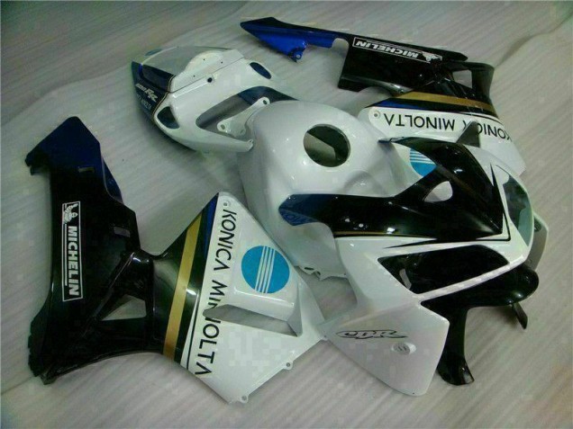 Carenado & Plástico Moto Honda CBR 600 RR 2005-2006 - Blanco Negro Carenado & Plástico Moto Honda CBR 600 RR 2005-2006 - Blanco Negro