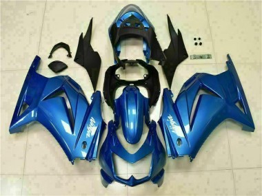 Carenado & Plástico Moto Kawasaki EX250 2008-2012 - Azul Negro Blanco Ninja