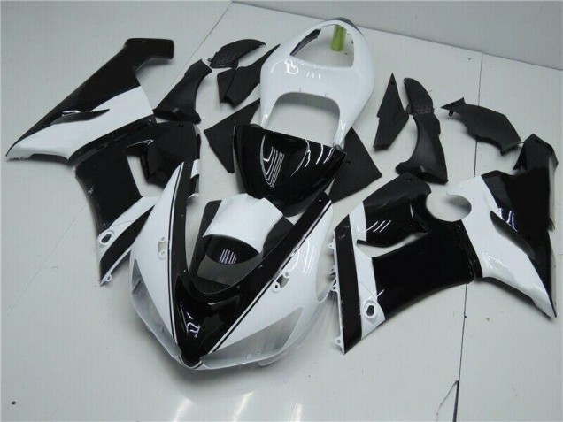 Carenado & Plástico Moto Kawasaki ZX6R 2005-2006 - Negro Blanco Carenado & Plástico Moto Kawasaki ZX6R 2005-2006 - Negro Blanco