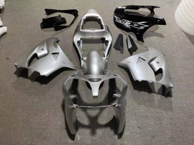 Carenado & Plástico Moto Kawasaki ZX9R 2002-2003 - Plata Brillante Negro