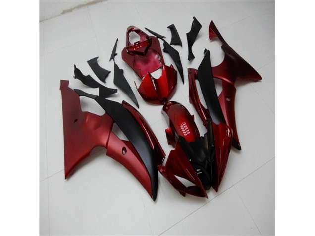Carenado & Plástico Moto Yamaha R6 2008-2016 - Rojo Negro Carenado & Plástico Moto Yamaha R6 2008-2016 - Rojo Negro