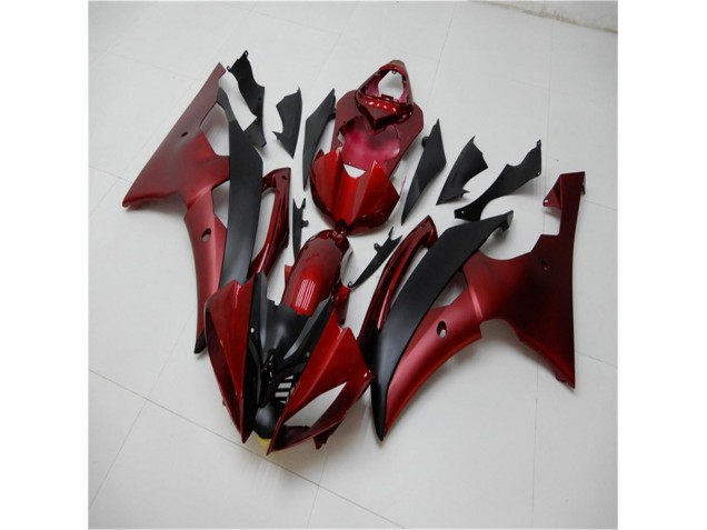 Carenado & Plástico Moto Yamaha R6 2008-2016 - Rojo Negro Carenado & Plástico Moto Yamaha R6 2008-2016 - Rojo Negro
