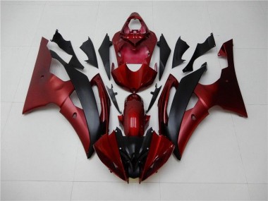 Carenado & Plástico Moto Yamaha R6 2008-2016 - Rojo Negro
