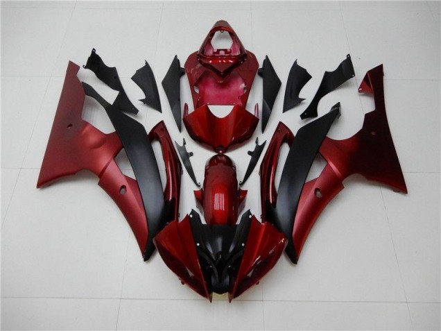Carenado & Plástico Moto Yamaha R6 2008-2016 - Rojo Negro Carenado & Plástico Moto Yamaha R6 2008-2016 - Rojo Negro