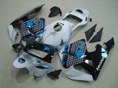 Carenados Moto Honda CBR 600 RR 2003-2004 - Blanco Negro Azul