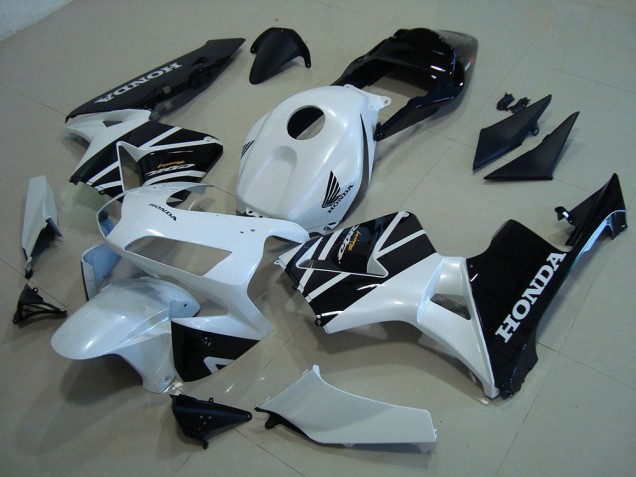 Carenados Moto Honda CBR 600 RR 2003-2004 - Blanco Negro Carenados Moto Honda CBR 600 RR 2003-2004 - Blanco Negro