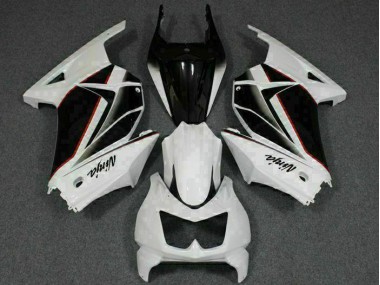Carenados Moto Kawasaki EX250 2008-2012 - Blanco Negro Ninja