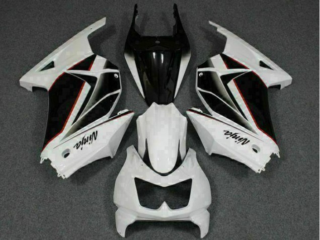 Carenados Moto Kawasaki EX250 2008-2012 - Blanco Negro Ninja Carenados Moto Kawasaki EX250 2008-2012 - Blanco Negro Ninja
