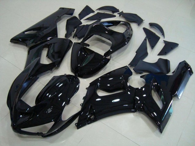 Carenados Moto Kawasaki ZX6R 2005-2006 - Brillante Negro Carenados Moto Kawasaki ZX6R 2005-2006 - Brillante Negro