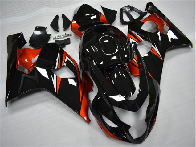 Carenados Moto Suzuki GSXR 600 / 750 K4 2004-2005 - Naranja Negro Carenados Moto Suzuki GSXR 600 / 750 K4 2004-2005 - Naranja Negro