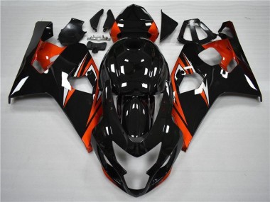 Carenados Moto Suzuki GSXR 600 / 750 K4 2004-2005 - Naranja Negro