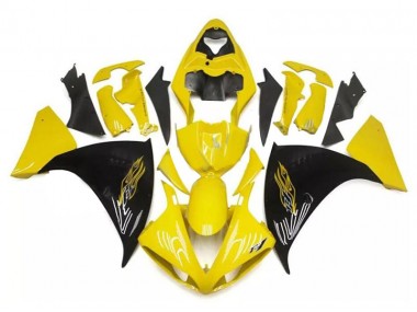 Carenados Moto Yamaha R1 2009-2011 - Amarillo Negro