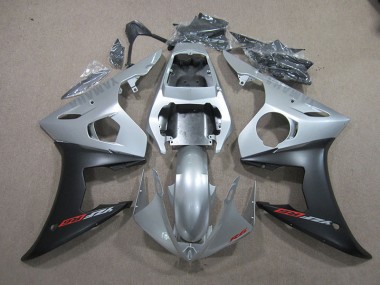 Carenados Moto Yamaha R6 2003-2005 - Plata Negro