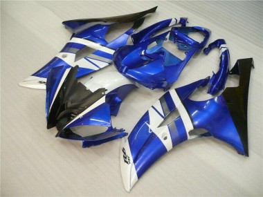 Carenados Moto Yamaha R6 2008-2016 - Azul Blanco Negro