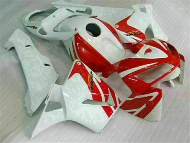 Carrocería Motocicletas Honda CBR 600 RR 2005-2006 - Rojo Blanco Carrocería Motocicletas Honda CBR 600 RR 2005-2006 - Rojo Blanco