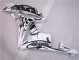 Carrocería Motocicletas Honda CBR 600 RR 2007-2008 - Negro Blanco Carrocería Motocicletas Honda CBR 600 RR 2007-2008 - Negro Blanco