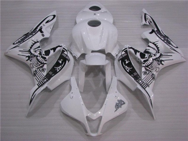 Carrocería Motocicletas Honda CBR 600 RR 2007-2008 - Negro Blanco Carrocería Motocicletas Honda CBR 600 RR 2007-2008 - Negro Blanco