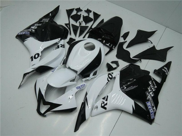 Carrocería Motocicletas Honda CBR 600 RR 2009-2012 - Blanco Negro Carrocería Motocicletas Honda CBR 600 RR 2009-2012 - Blanco Negro
