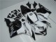 Carrocería Motocicletas Honda CBR 600 RR 2009-2012 - Blanco Negro Carrocería Motocicletas Honda CBR 600 RR 2009-2012 - Blanco Negro