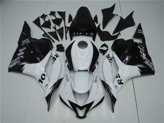 Carrocería Motocicletas Honda CBR 600 RR 2009-2012 - Blanco Negro Carrocería Motocicletas Honda CBR 600 RR 2009-2012 - Blanco Negro