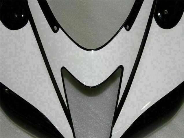 Carrocería Motocicletas Kawasaki ZX6R 2007-2008 - Negro Blanco Carrocería Motocicletas Kawasaki ZX6R 2007-2008 - Negro Blanco