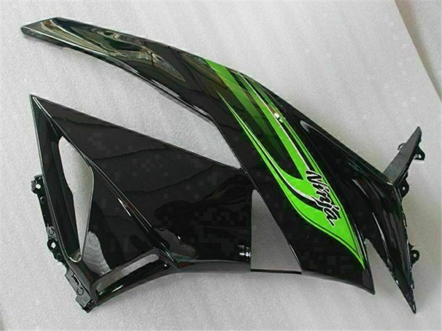 Carrocería Motocicletas Kawasaki ZX6R 2009-2012 - Verde Negro Carrocería Motocicletas Kawasaki ZX6R 2009-2012 - Verde Negro