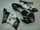 Carrocería Motocicletas Suzuki GSXR 1000 K3 2003-2004 - Blanco Negro Carrocería Motocicletas Suzuki GSXR 1000 K3 2003-2004 - Blanco Negro