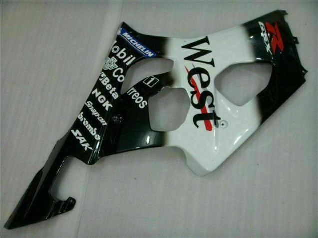 Carrocería Motocicletas Suzuki GSXR 1000 K3 2003-2004 - Blanco Negro Carrocería Motocicletas Suzuki GSXR 1000 K3 2003-2004 - Blanco Negro