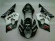Carrocería Motocicletas Suzuki GSXR 1000 K3 2003-2004 - Blanco Negro Carrocería Motocicletas Suzuki GSXR 1000 K3 2003-2004 - Blanco Negro