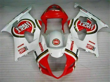 Carrocería Motocicletas Suzuki GSXR 1000 K3 2003-2004 - Rojo Blanco