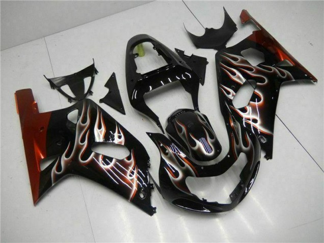 Carrocería Motocicletas Suzuki GSXR 600 / 750 K1 K2 K3 2001-2003 - Negro Carrocería Motocicletas Suzuki GSXR 600 / 750 K1 K2 K3 2001-2003 - Negro