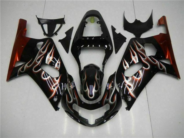 Carrocería Motocicletas Suzuki GSXR 600 / 750 K1 K2 K3 2001-2003 - Negro Carrocería Motocicletas Suzuki GSXR 600 / 750 K1 K2 K3 2001-2003 - Negro