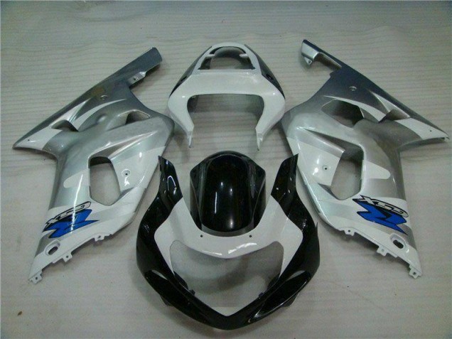 Carrocería Motocicletas Suzuki GSXR 600 / 750 K1 K2 K3 2001-2003 - Plata Negro Carrocería Motocicletas Suzuki GSXR 600 / 750 K1 K2 K3 2001-2003 - Plata Negro