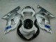 Carrocería Motocicletas Suzuki GSXR 600 / 750 K1 K2 K3 2001-2003 - Plata Negro Carrocería Motocicletas Suzuki GSXR 600 / 750 K1 K2 K3 2001-2003 - Plata Negro
