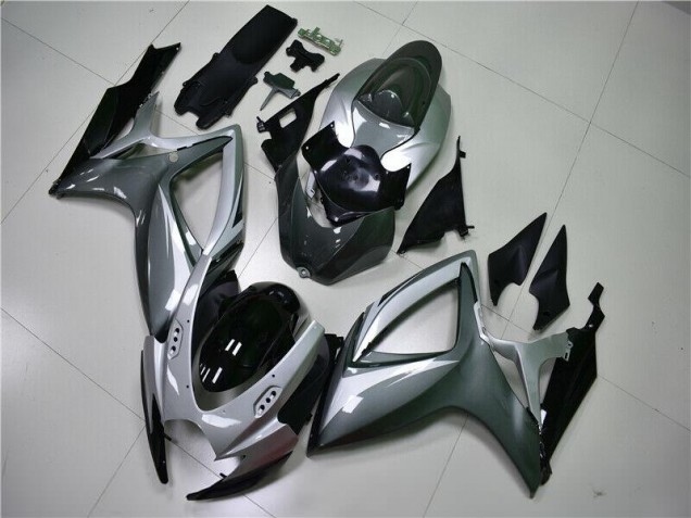 Carrocería Motocicletas Suzuki GSXR 600 / 750 K6 2006-2007 - Plata Gris Carrocería Motocicletas Suzuki GSXR 600 / 750 K6 2006-2007 - Plata Gris