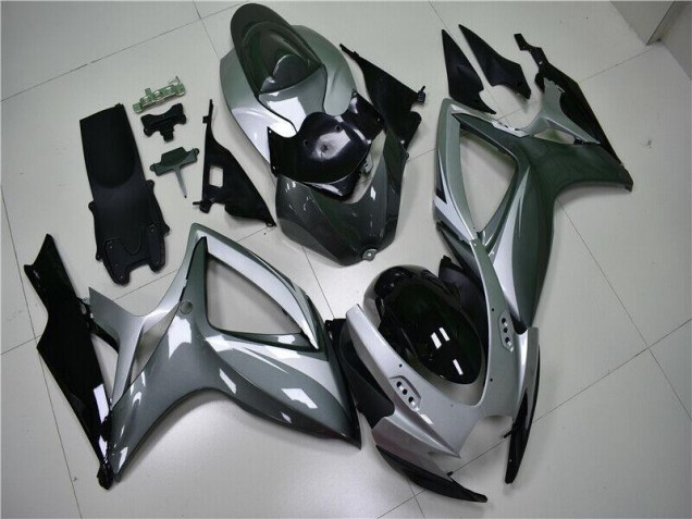Carrocería Motocicletas Suzuki GSXR 600 / 750 K6 2006-2007 - Plata Gris Carrocería Motocicletas Suzuki GSXR 600 / 750 K6 2006-2007 - Plata Gris