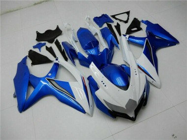 Carrocería Motocicletas Suzuki GSXR 600 / 750 K8 2008-2010 - Azul Blanco