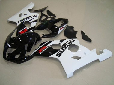 Carrocería Motocicletas Suzuki GSXR 750 K4 2004-2005 - Negro Blanco