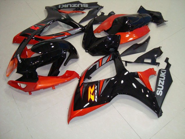 Carrocería Motocicletas Suzuki GSXR 750 K6 2006-2007 - Negro Rojo Carrocería Motocicletas Suzuki GSXR 750 K6 2006-2007 - Negro Rojo