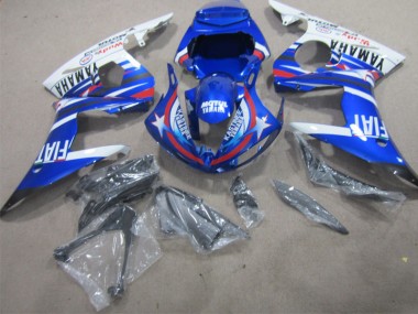 Carrocería Motocicletas Yamaha R1 2002-2003 - Azul Blanco Motul Fiat