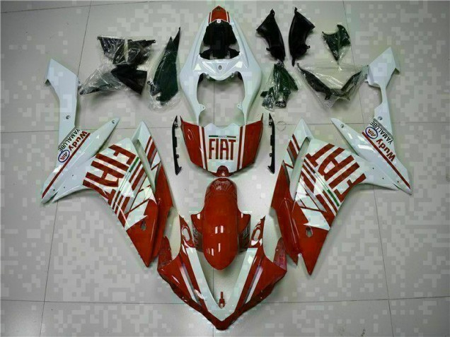 Carrocería Motocicletas Yamaha R1 2007-2008 - Rojo Blanco Carrocería Motocicletas Yamaha R1 2007-2008 - Rojo Blanco
