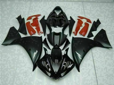 Carrocería Motocicletas Yamaha R1 2009-2011 - Negro Rojo