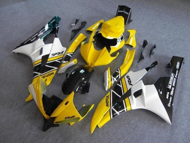 Carrocería Motocicletas Yamaha R6 2006-2007 - Amarillo Negro Carrocería Motocicletas Yamaha R6 2006-2007 - Amarillo Negro