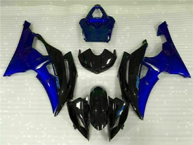 Carrocería Motocicletas Yamaha R6 2008-2016 - Azul Negro Carrocería Motocicletas Yamaha R6 2008-2016 - Azul Negro
